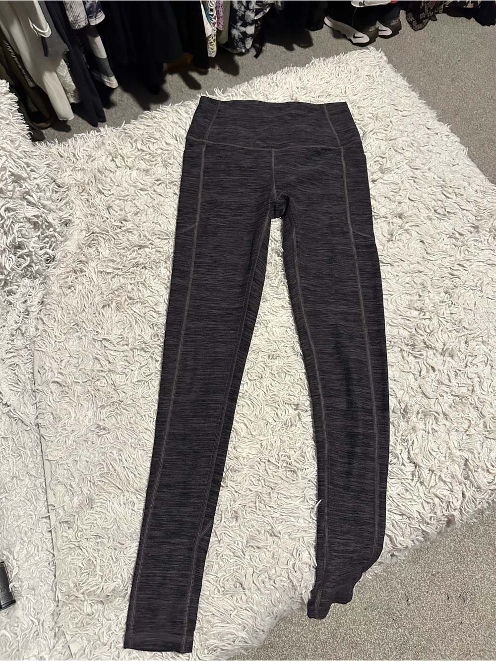 Victoria's Secret Gray Marled High-Waist Leggings